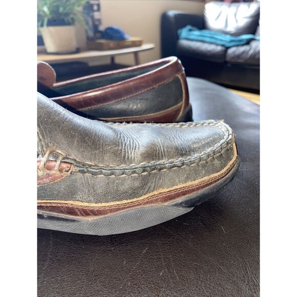 Allen Edmonds Boulder Size 10B Black Leather Loafer Driving Shoes - Picture 5 of 16